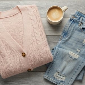 Lumina Oversized Cable-Knit Cardigan