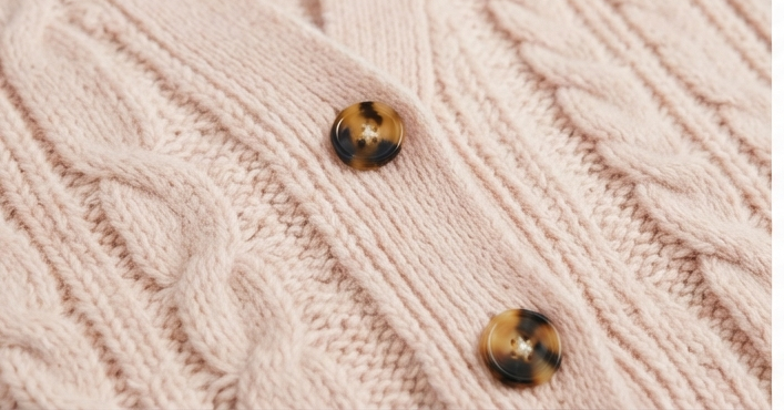 Lumina Oversized Cable-Knit Cardigan