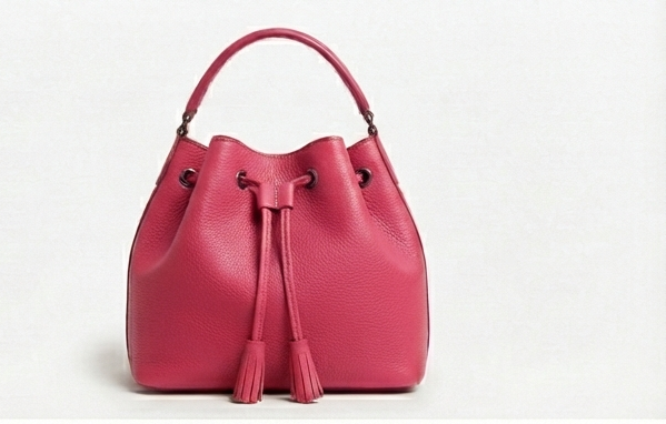 NomadCraft Willow Soft Leather Crossbody Bucket Bag