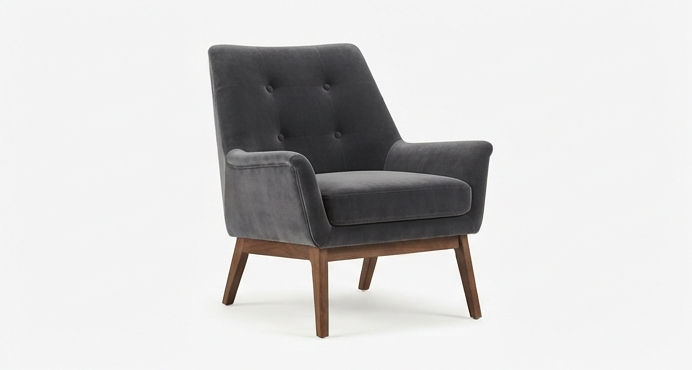 Havenly Mid-Century Ergonomic Accent Chair