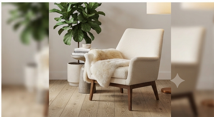 Havenly Mid-Century Ergonomic Accent Chair