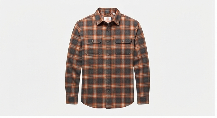 Timberline Brushed Cotton Flannel Shirt