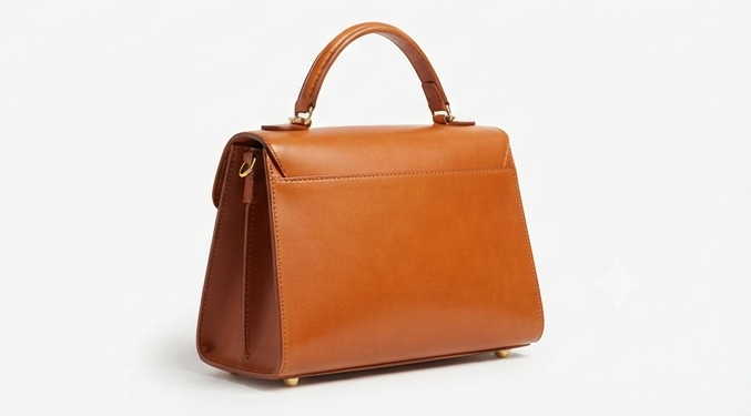 NomadCraft Emma Structured Leather Satchel