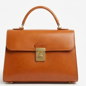NomadCraft Emma Structured Leather Satchel