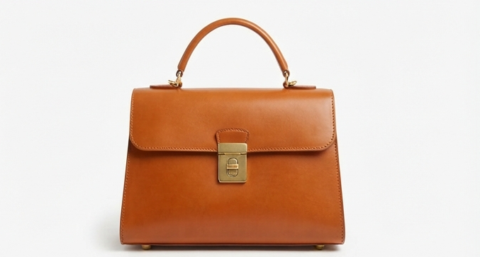 NomadCraft Emma Structured Leather Satchel